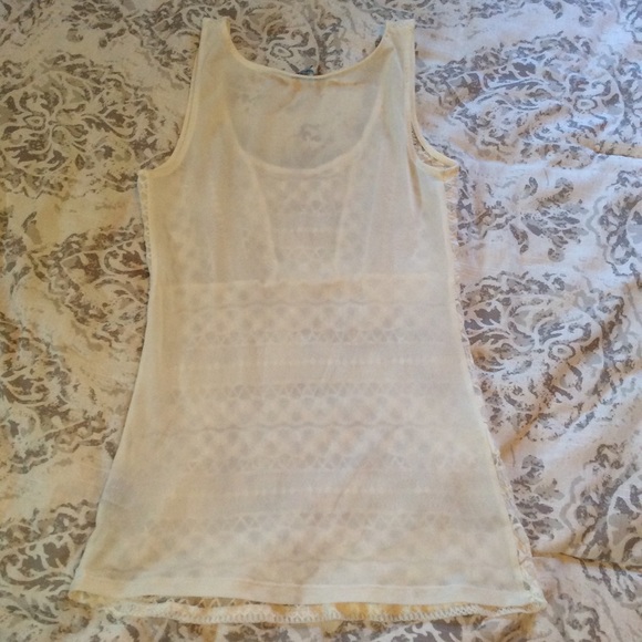 💗 Sheer Tank + Triple Heart Necklace 💗 - Picture 3 of 8